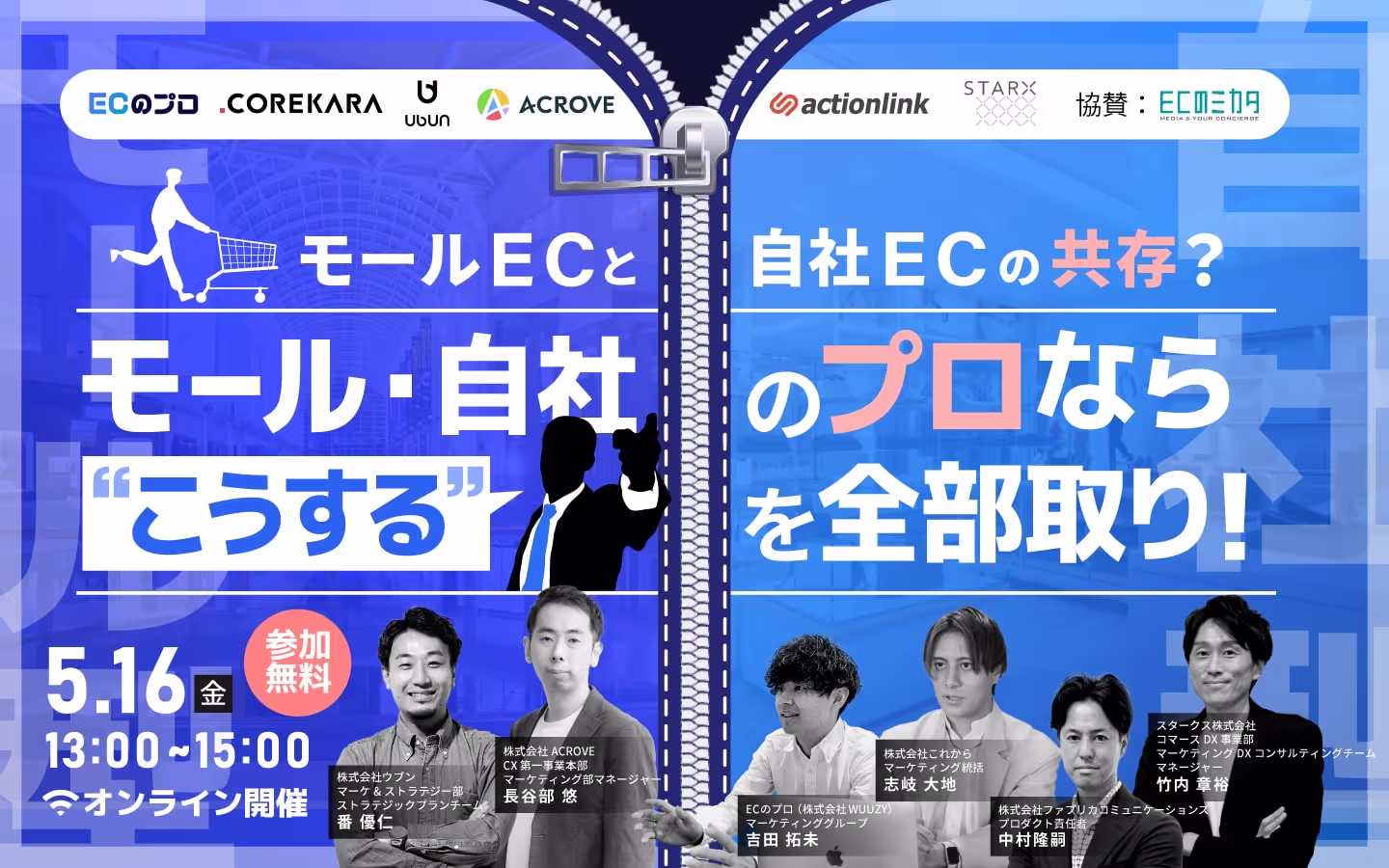 モールECと自社ECの共存？モール・自社のプロなら “”こうする”” を全部取り！
