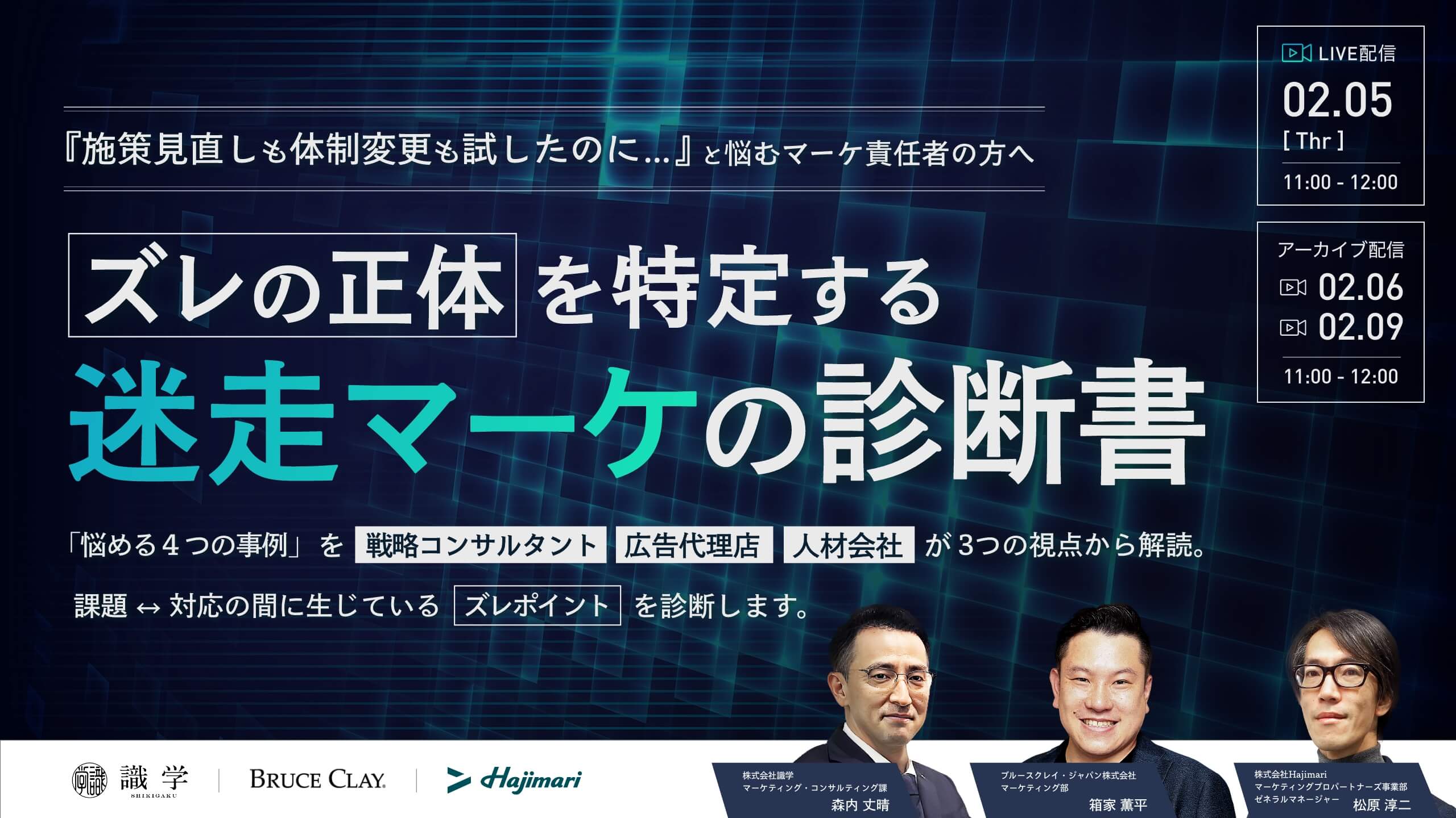 ”ズレの正体”を特定する「迷走マーケの診断書」